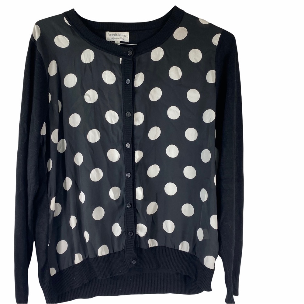 Venezia- Milano black/white sweater size XL
